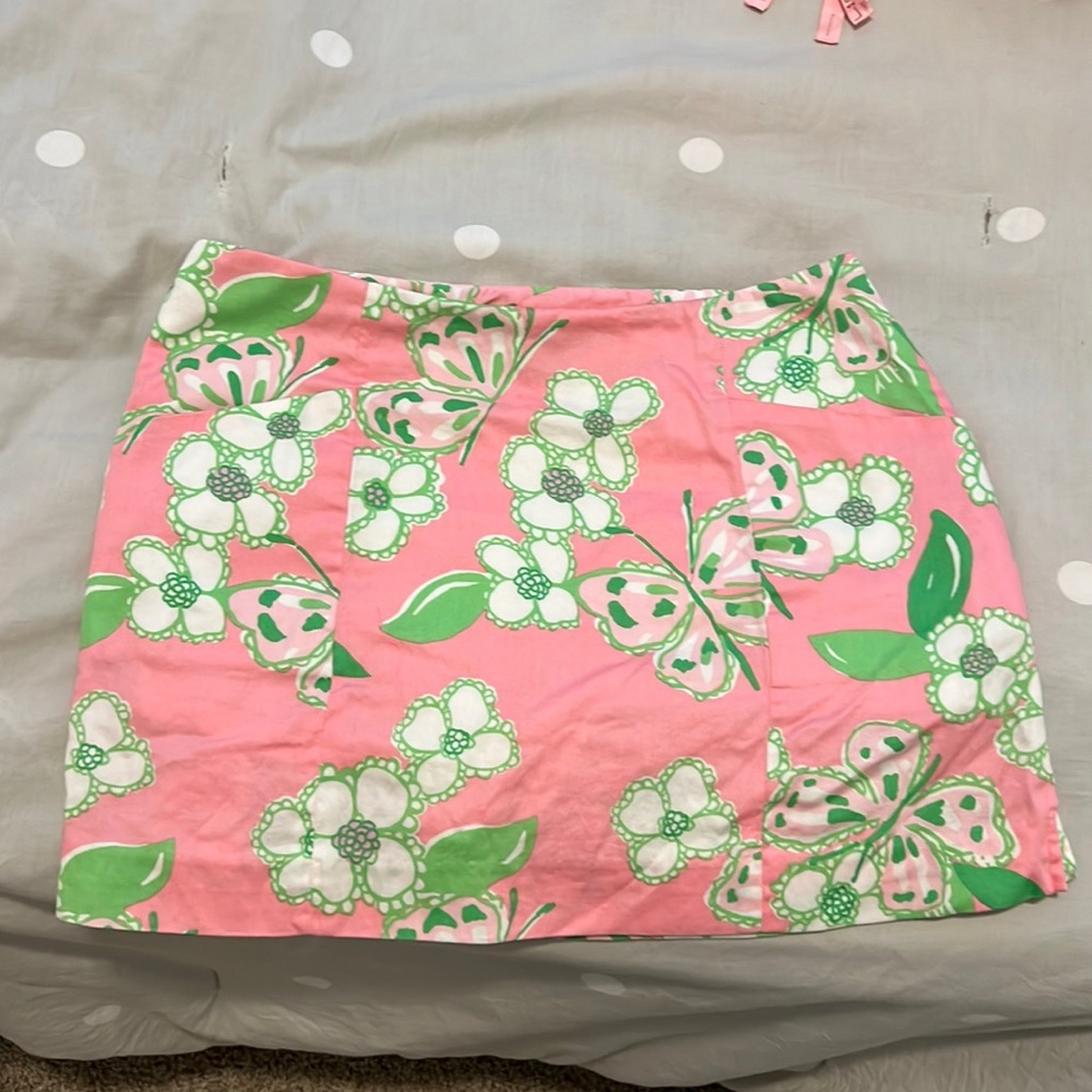 lilly pulitzer mini skirt
